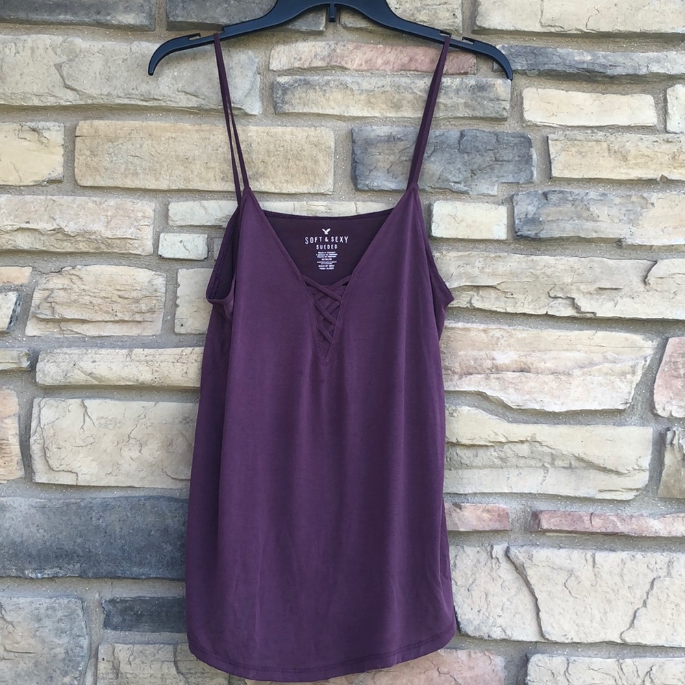 Faded purple tank